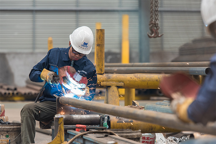 临湘网架焊接车间